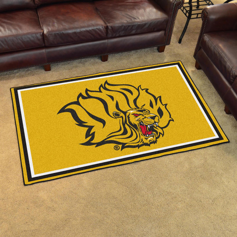 University of Arkansas at Pine Bluff Collegiate 4x6 Plush Rug