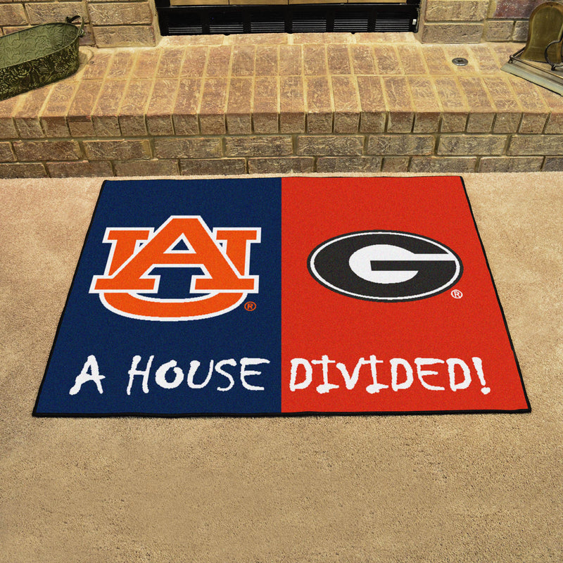 House Divided - Auburn / Georgia Collegiate Mat