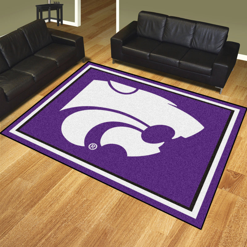 Kansas State University Collegiate 8x10 Plush Rug