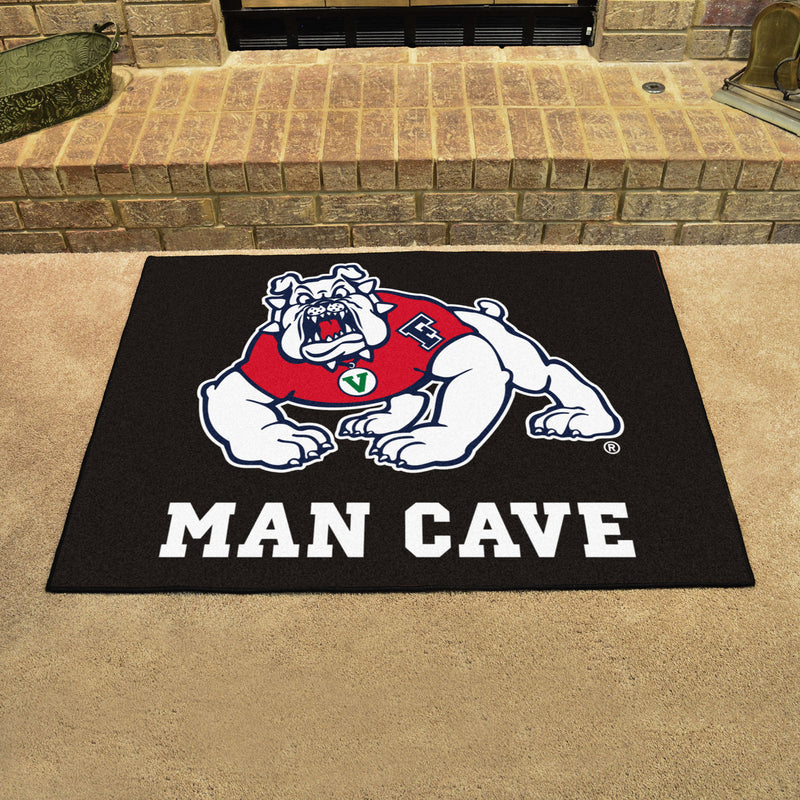 Fresno State Black Collegiate Man Cave All-Star Mat