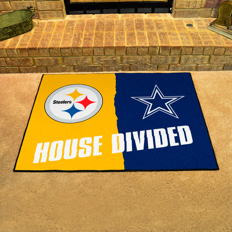 House Divided - Steelers / Cowboys NFL Mats
