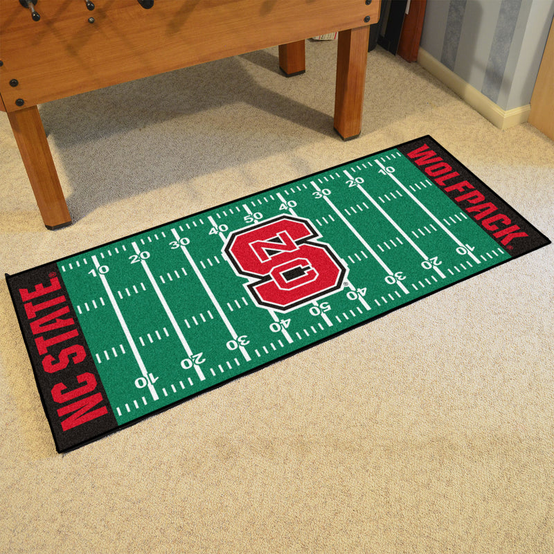 North Carolina State University Collegiate Football Field Runner Mat