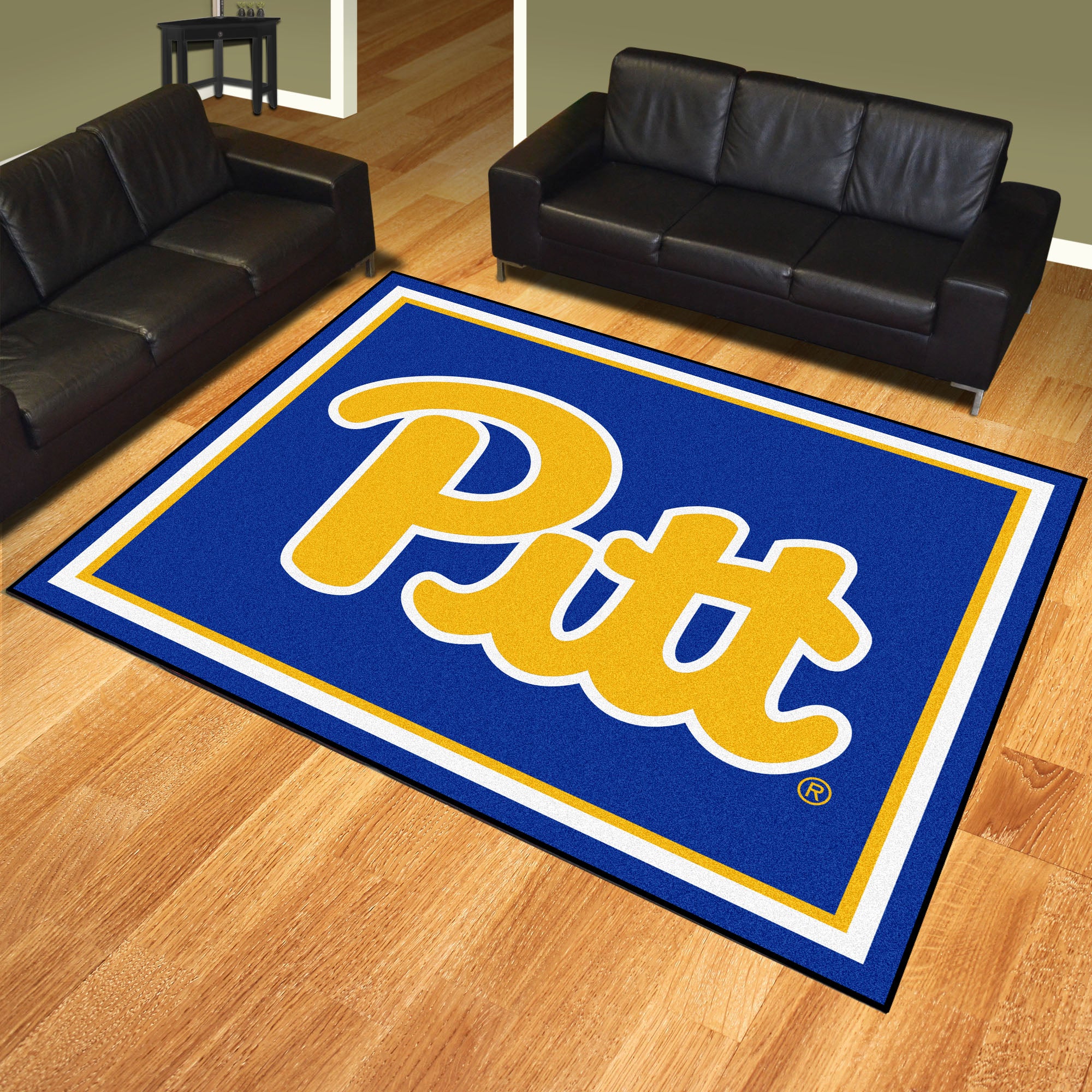 University of Pittsburgh Collegiate 8x10 Plush Rug | Made in the USA