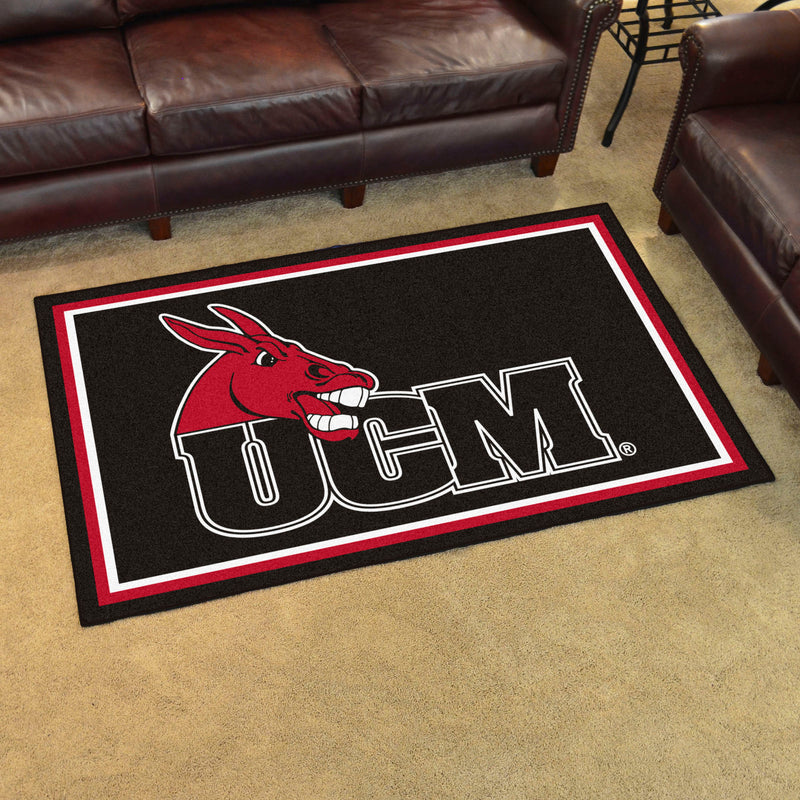 University of Central Missouri Collegiate 4x6 Plush Rug