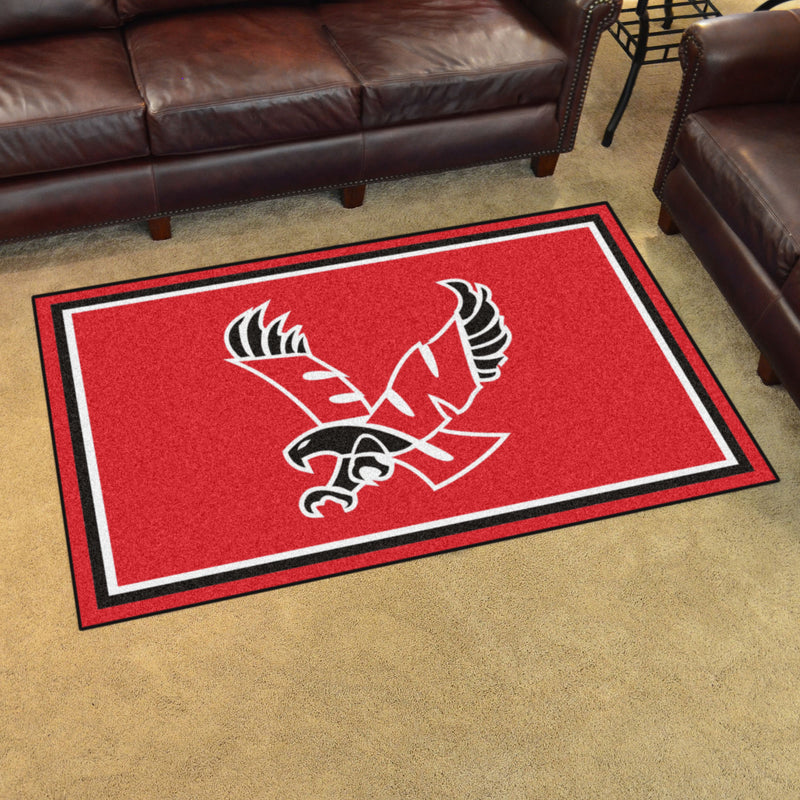 Eastern Washington University Collegiate 4x6 Plush Rug