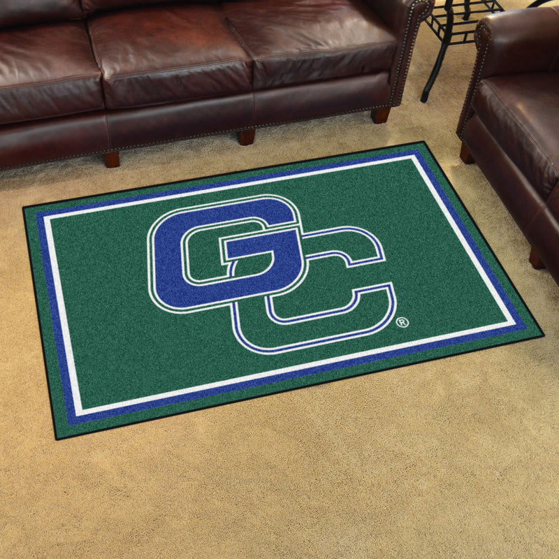 Georgia College Collegiate 4x6 Plush Rug