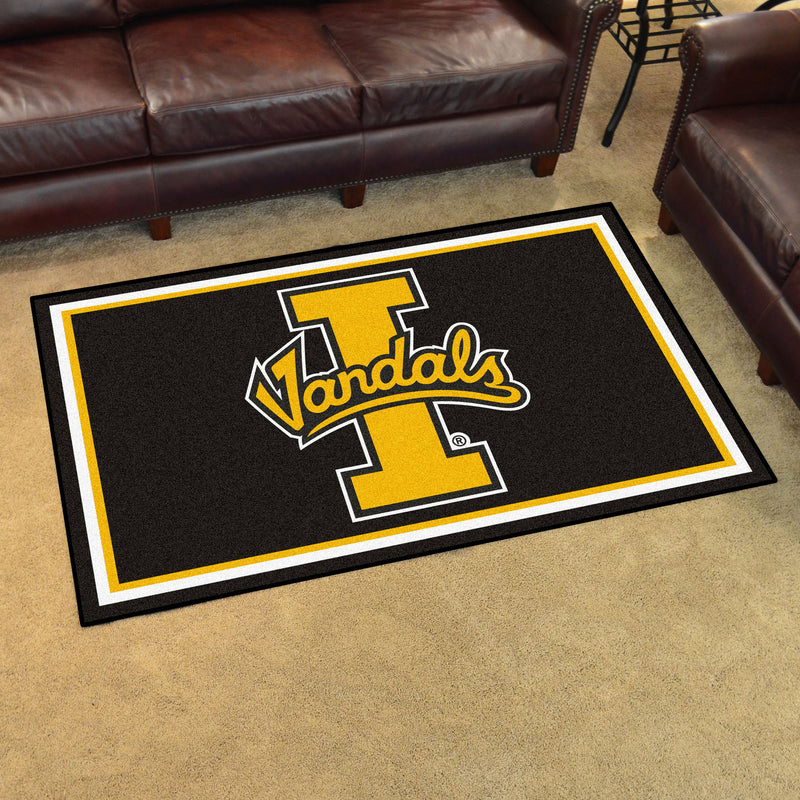 University of Idaho Collegiate 4x6 Plush Rug