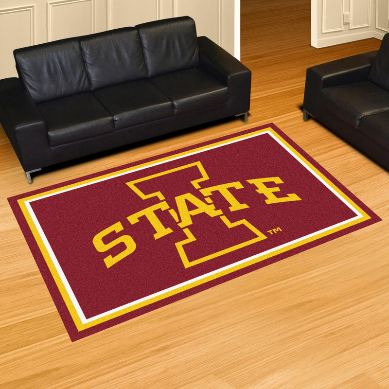 Iowa State University Collegiate 5x8 Plush Rug