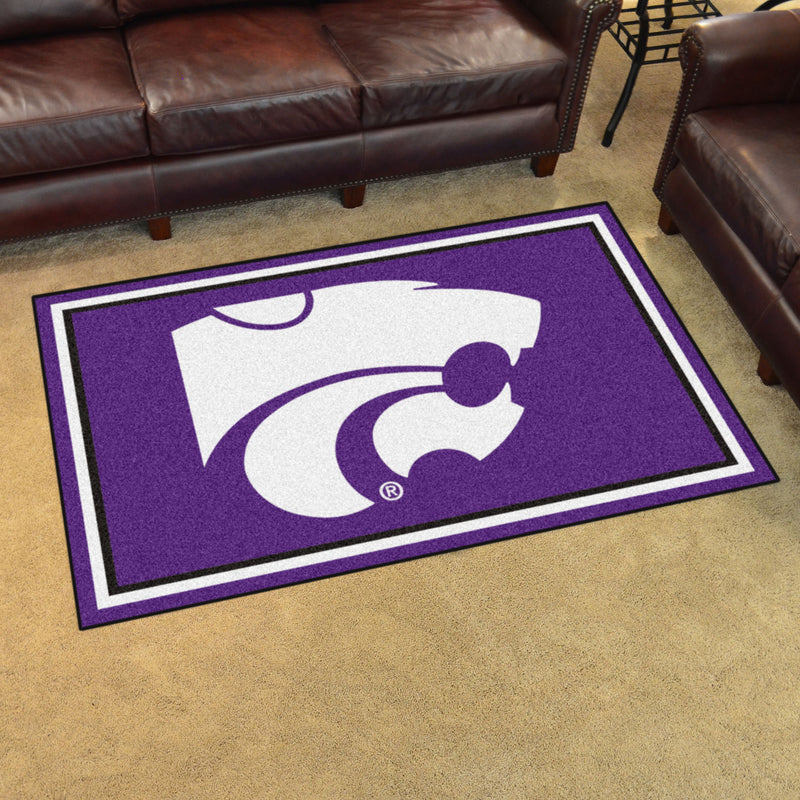 Kansas State University Collegiate 4x6 Plush Rug