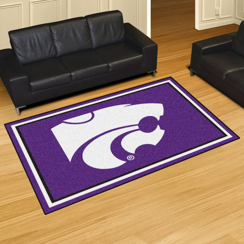 Kansas State University Collegiate 5x8 Plush Rug