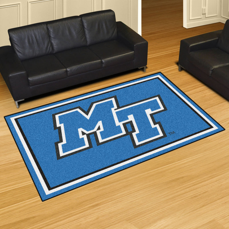Middle Tennessee State University Collegiate 5x8 Plush Rug