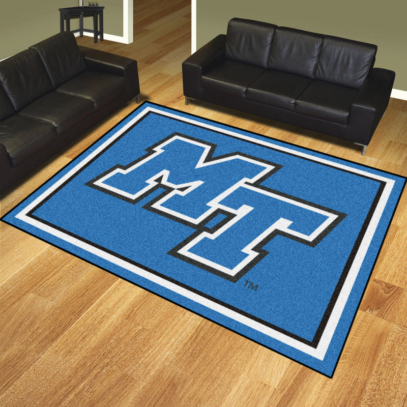 Middle Tennessee State University Collegiate 8x10 Plush Rug