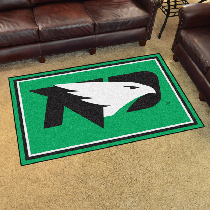 University of North Dakota Collegiate 4x6 Plush Rug