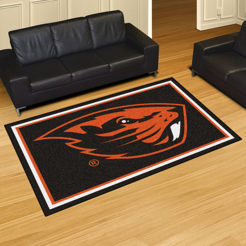 Oregon State University Collegiate 5x8 Plush Rug