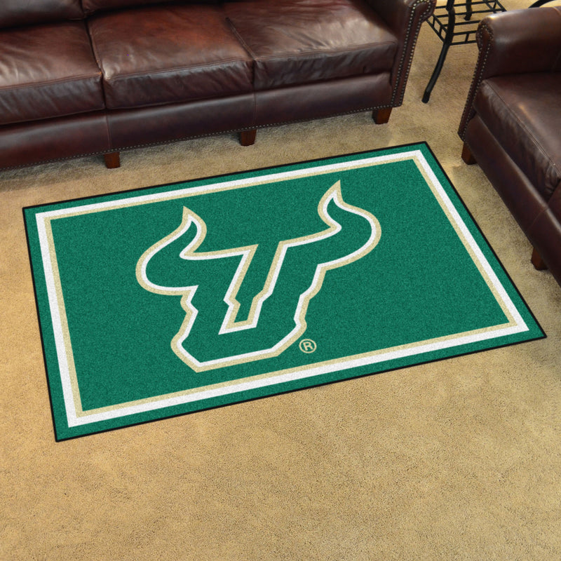 University of South Florida Collegiate 4x6 Plush Rug