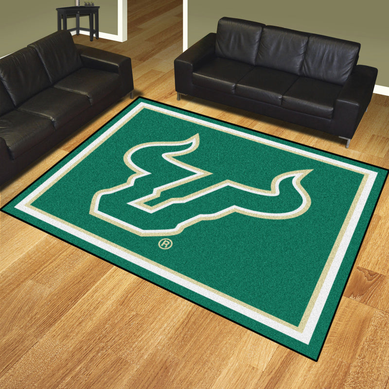 University of South Florida Collegiate 8x10 Plush Rug