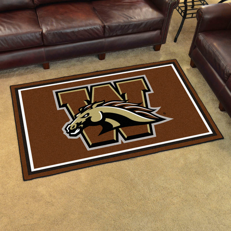 Western Michigan University Collegiate 4x6 Plush Rug