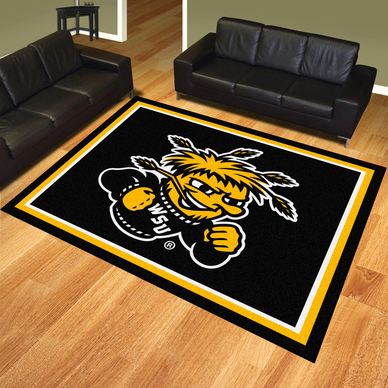 Wichita State University Collegiate 8x10 Plush Rug