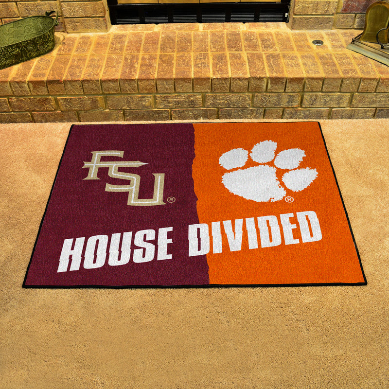 House Divided - Florida State / Clemson Collegiate Mat