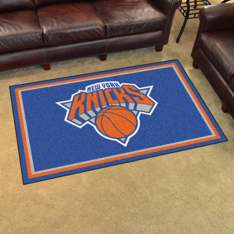 New York Knicks NBA 4x6 Plush Rug