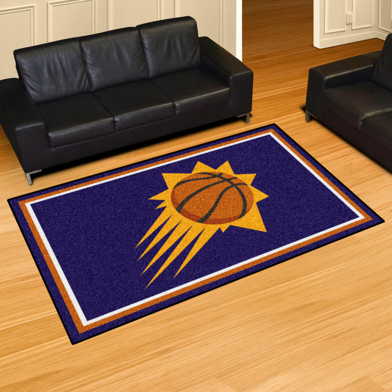 Phoenix Suns NBA 4x6 Plush Rug