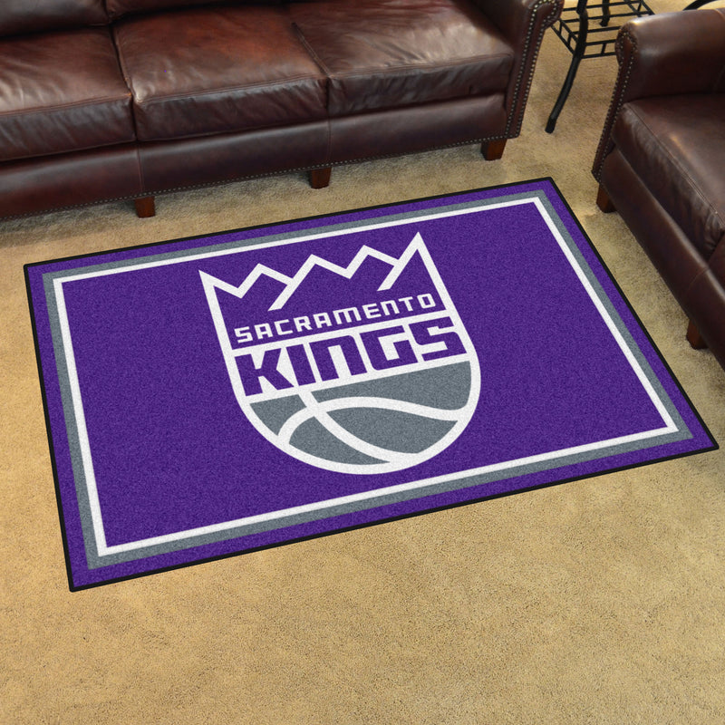 Sacramento Kings NBA 4x6 Plush Rug