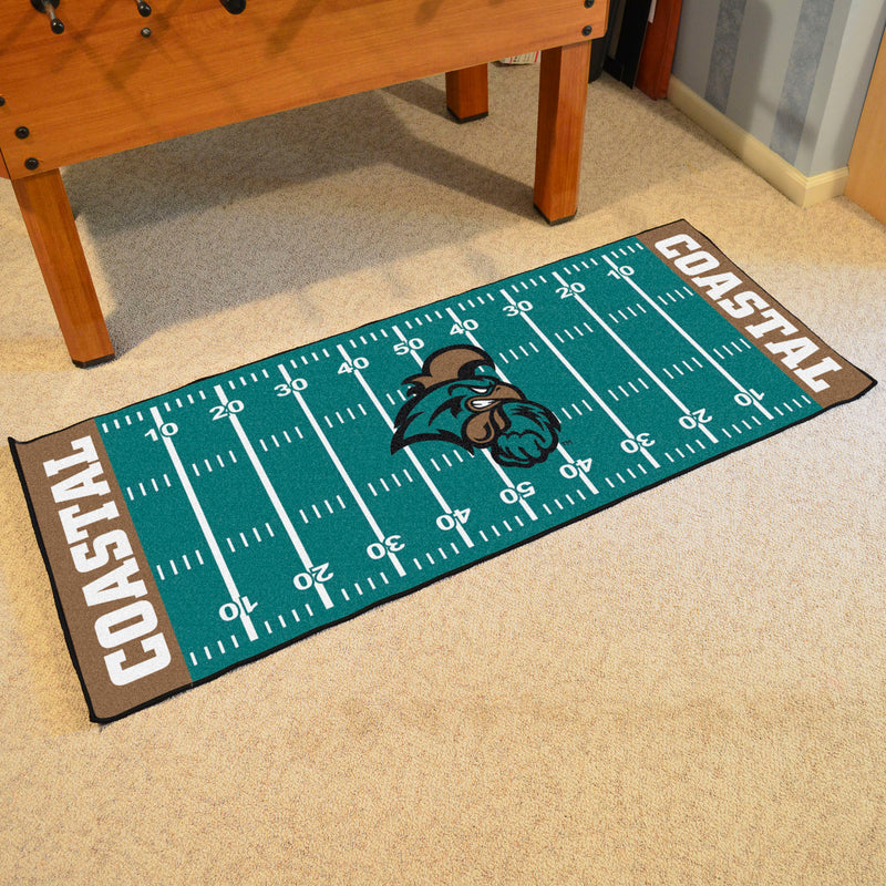 Coastal Carolina Collegiate Football Field Runner Mat