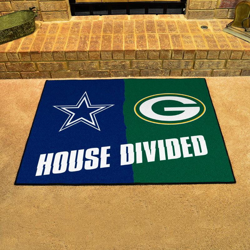 House Divided - Cowboys / Packers NFL Mats