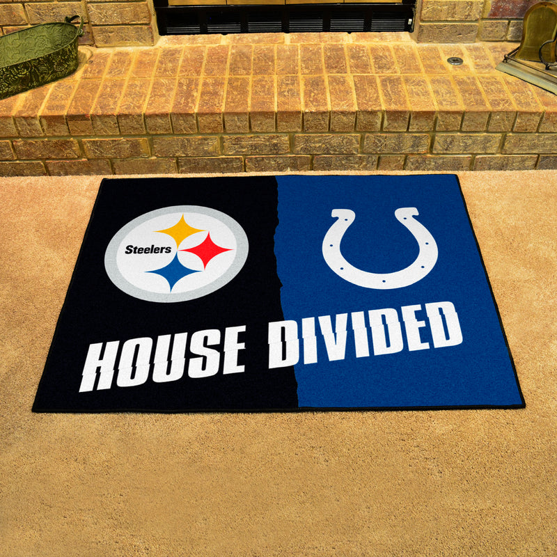 House Divided - Steelers / Colts NFL Mats
