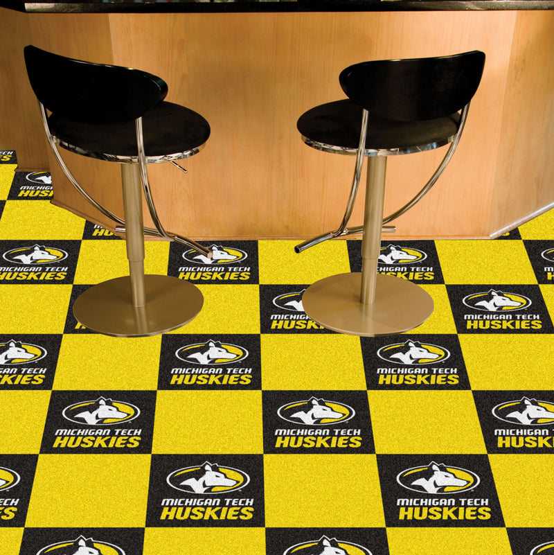 Michigan Tech University Collegiate Team Carpet Tiles