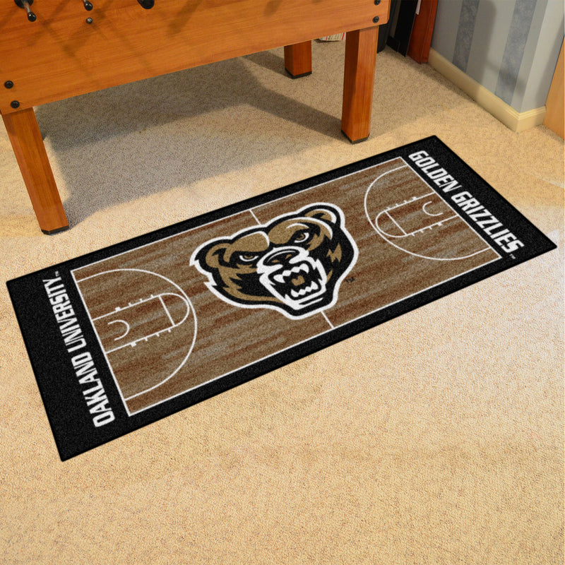 Oakland University Collegiate NCAA Basketball Runner Mat