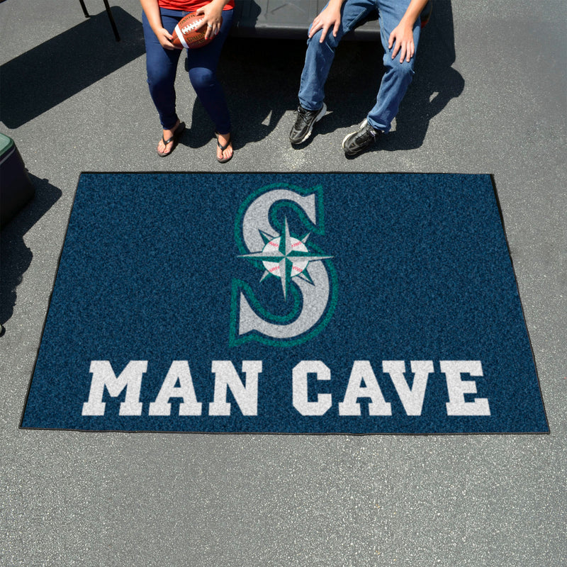Seattle Mariners MLB Man Cave Ultimat Rectangular Mats