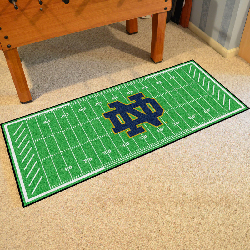 Notre Dame Collegiate Football Field Runner Mat