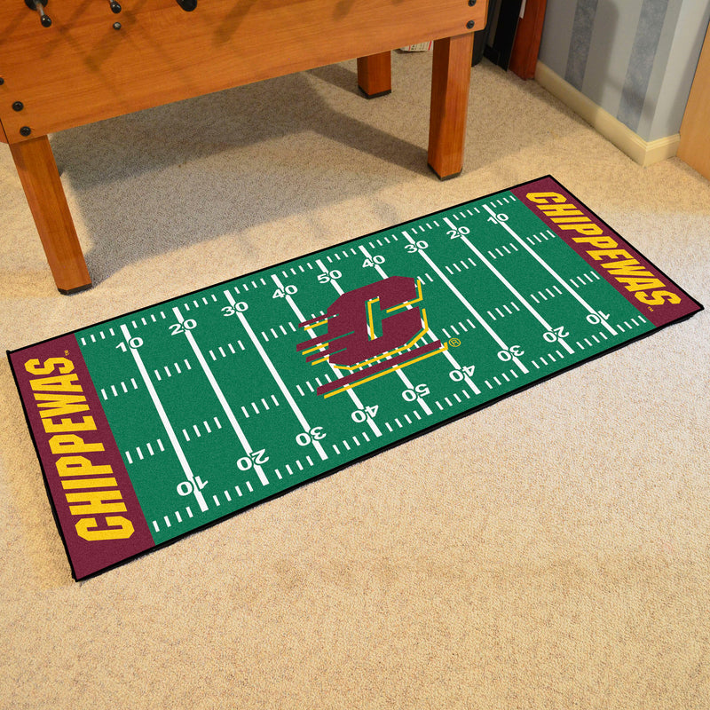 Central Michigan University Collegiate Football Field Runner Mat