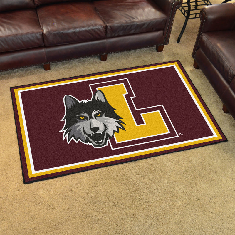 Loyola University Chicago Collegiate 4x6 Plush Rug