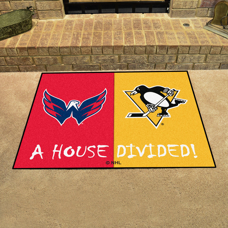 House Divided - Capitals / Penguins NHL Mats