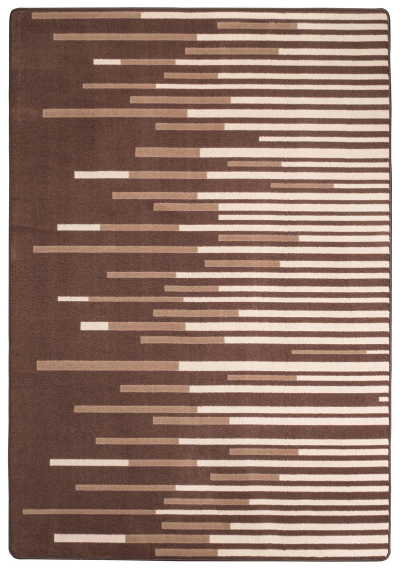 Sound Wave Sepia In the Moment Collection Area Rug