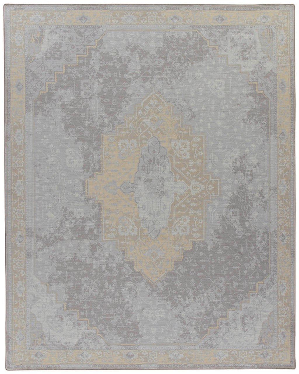 Saxon Silver Candlelight Drayton Collection Area Rug