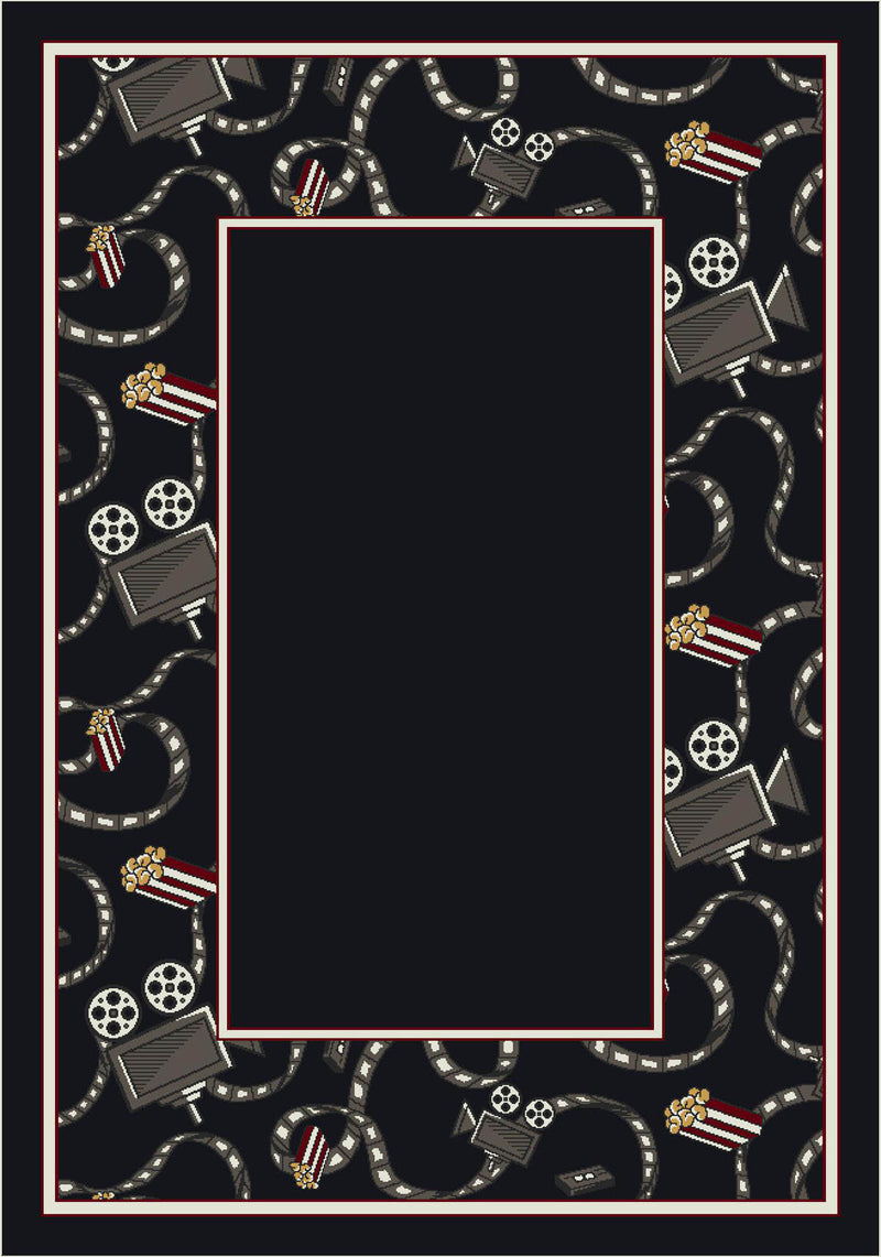 Intermission Border Theme Rugs 2 Collection Area Rug