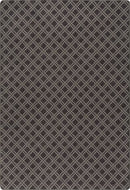Canova Lattice Black Imagine Figurative Collection Area Rug