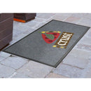 Waterhog Logo Inlay w/ Fashion Fabric Border