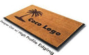 Customized Coco Brushed Inlay Logo Mat