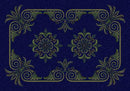 Highland Emerald Sapphire Seasonal Collection Area Rug