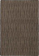 Flow II Chocolate Imagine Figurative Collection Area Rug