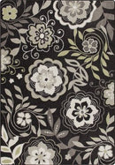 Garden Passage Night Bloom Mix & Mingle Collection Area Rug