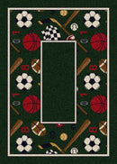 Good Sports Emerald Milliken Design Center Collection Area Rug