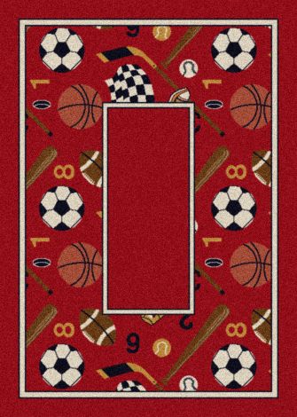 Good Sports Ruby Milliken Design Center Collection Area Rug