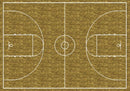 Hoopster Theme Rugs 2 Collection Area Rug