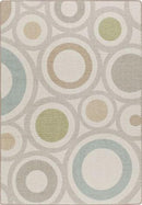 In Focus Cream Mix & Mingle Collection Area Rug
