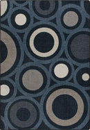 In Focus Indigo Mix & Mingle Collection Area Rug